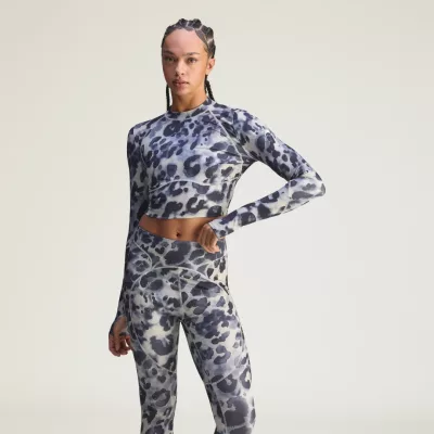 Koszulka adidas by Stella McCartney Training Longsleeve Crop Printed