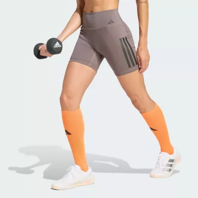 Adidas Krótkie legginsy Optime Workout 3-Stripes