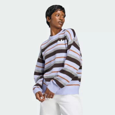 Adidas Bluza KNIT ESSENTIALS STRIPED CREW