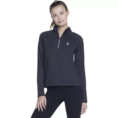 Skechers Skech-Knits Ultra Go 1/4 Zip LT4-BKCC