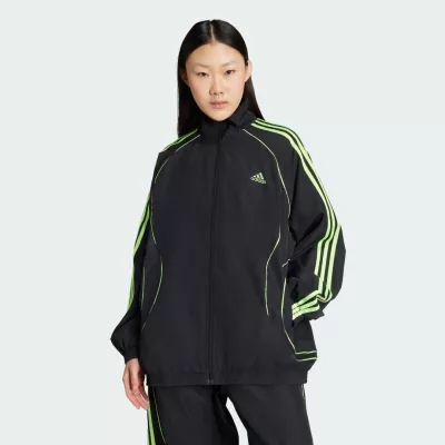 Adidas Bluza dresowa z plecionej tkaniny Teamgeist Adicolor Oversized