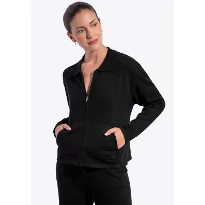 Wittchen Rozpinana bluza damska czarna