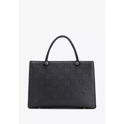 Wittchen Kuferek z ekoskóry z tłoczoną sygnaturą mały czarny