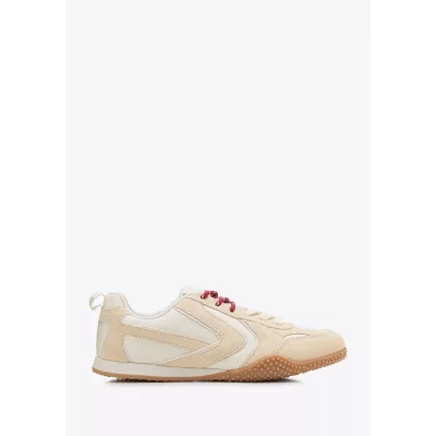 Wittchen Sneakersy damskie retro beżowe