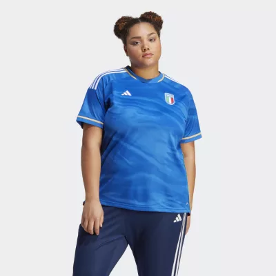 Adidas Italy Women's Team 23 Home Jersey (Plus Size)