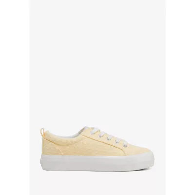 Wittchen Damskie sneakersy na platformie żółte