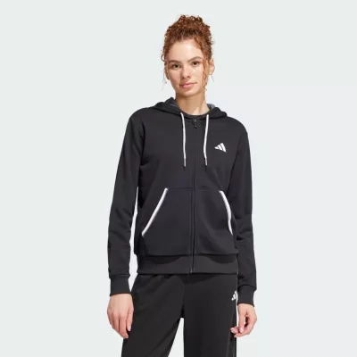 Adidas Essentials Color Pop French Terry Full-Zip Hoodie