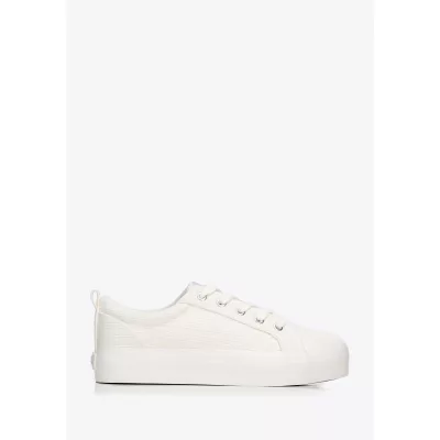 Wittchen Damskie sneakersy na platformie kremowe
