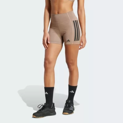 Adidas Legginsy Optimé 3-Stripes 1/4 Short
