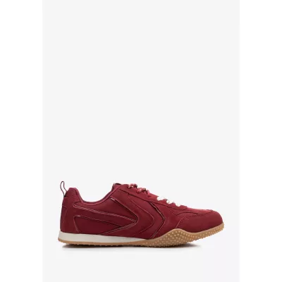 Wittchen Sneakersy damskie retro bordowe