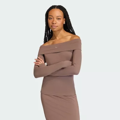 Adidas Top OFF-SHOULDER LONG SLEEVE