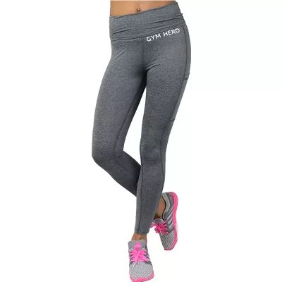 GymHero Leggins PUSHUP-GREY