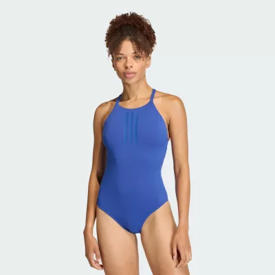 Adidas KOSTIUM DO PŁYWANIA 3-STRIPES HIGH NECK 2-WAY STRAPS PEACHSOFT