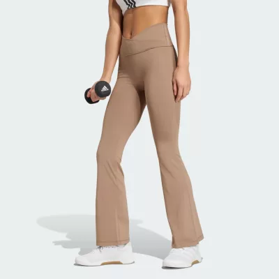 Adidas LEGGINSY 3-STRIPES STUDIO ALL ME FLARE X-OVER