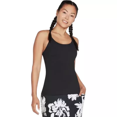 Skechers Go Walk Racerback Shelf Bra Cami W1TT134-BLK