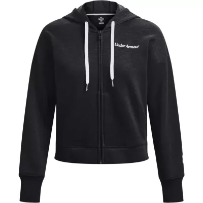 Under Armour Essential Fleece Script FZ Hoodie 1374106-001