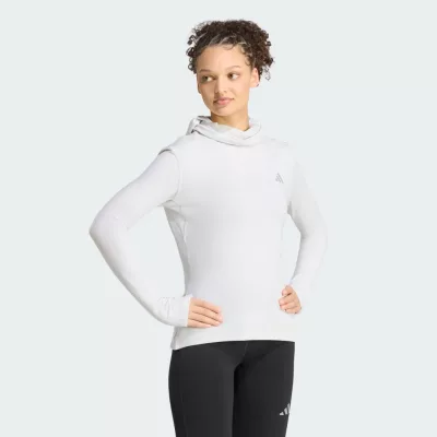 Adidas Bluza dresowa z kapturem adi365 Running Essentials Winterised Hooded Long Sleeve