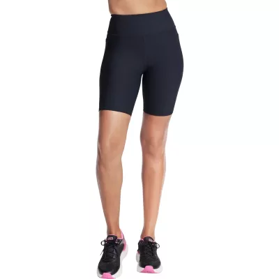 Skechers Go Flex Rib High Waisted 8 Inch Bike Short SH32-BLK