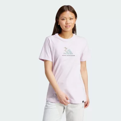 Adidas Codes Doodle Surf Graphic T-Shirt