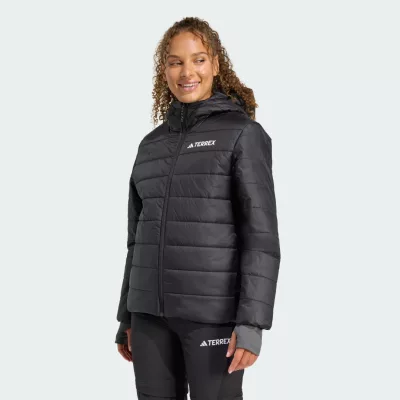 Adidas Kurtka z kapturem z ociepleniem Terrex Multi Essentials CLIMAWARM