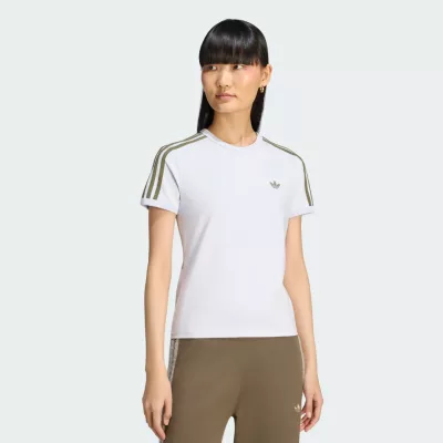 Adidas DOPASOWANA KOSZULKA Z 3 PASKAMI