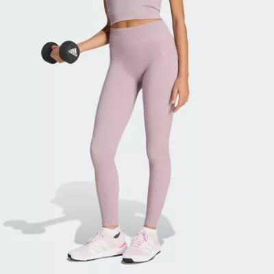 Adidas Długie dzianinowe legginsy do ćwiczeń Essentials