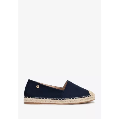Wittchen Damskie espadryle z plecionym noskiem granatowe