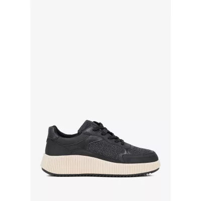 Wittchen Damskie sneakersy na platformie czarne
