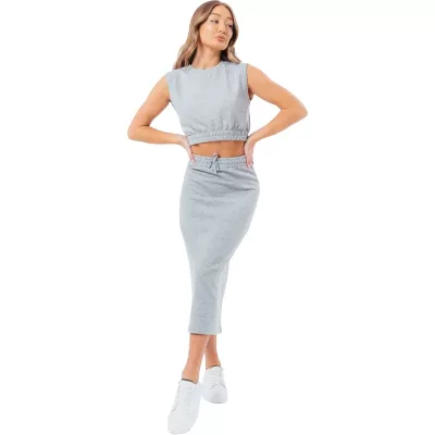 Justhype Sweat Midi Skirt Loungewear Set LABON007