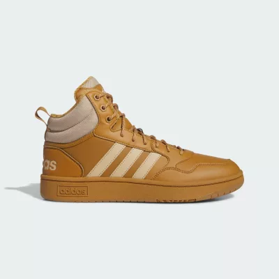 Adidas Hoops 3.0 Mid Lifestyle Basketball Classic Fur Lining Winterized Shoes