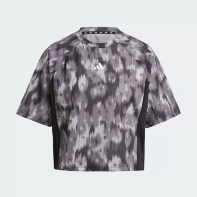 Adidas Koszulka Train Essentials Allover Print Flower Tie-Dye