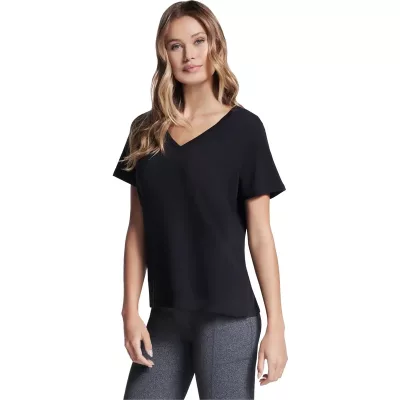 Skechers Pima V-Neck Tee TP130-BLK