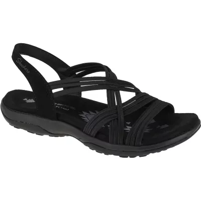Skechers Reggae Slim Simply Stretch Sandals 163023-BLK
