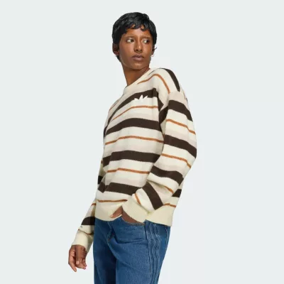 Adidas Bluza KNIT ESSENTIALS STRIPED CREW