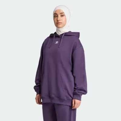 Adidas Bluza z kapturem Essentials Loose French Terry