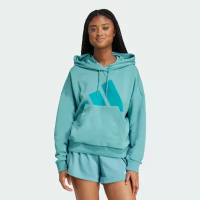 Adidas Bluza z kapturem Essentials Big Logo French Terry Loose