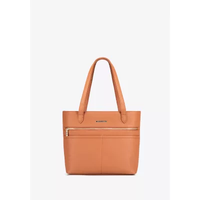 Wittchen Elegancka damska shopperka miejska jasny brąz