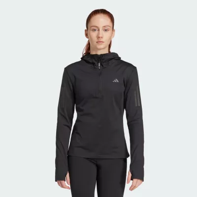Adidas Bluza Own The Run Winterized Hooded Half-Zip