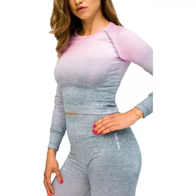 GymHero Ombre Rushguard Longsleeve LONG-MILKSHAKE