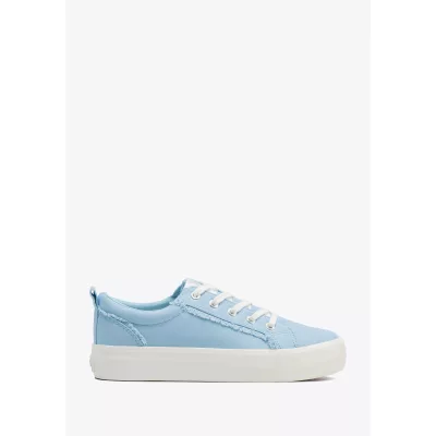 Wittchen Damskie sneakersy z tkaniny niebieskie