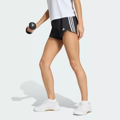 Adidas Szorty Pacer Training 3-Stripes Woven High-Rise