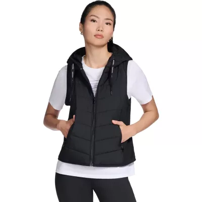 Skechers GO Shield Performance Elite Hooded Vest JA212-BLK